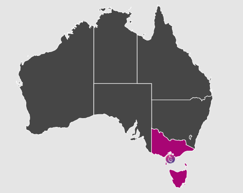 mapa victoria australia